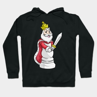 Funny king as a chess piece Hoodie